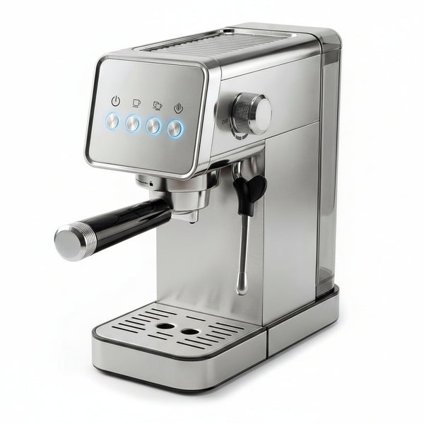 Espresso Machine Designed for Professional Brewing, 20 Bar Pressure, Milk Frother, Stainless Steel Construction