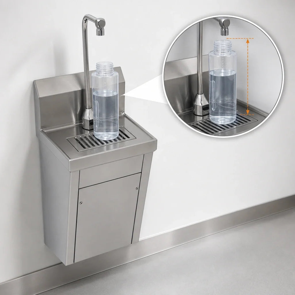 Eagle Group BF-2-08-F Wall-Mounted Hands-Free Bottle Filler Station, Still Water, Filtration Kit, Battery Backup
