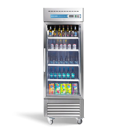 EQCHEN 27 Inch 1 Glass Door Commercial Refrigerator