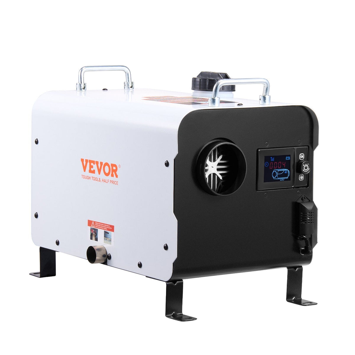 8KW Diesel Heater, 12V/24V All in One Diesel Air Heater, with Bluetooth APP Control, Remote Control and Display Screen, CO Alarm, Fast Heating Portable Diesel Heater for Vehicles and Outdoors