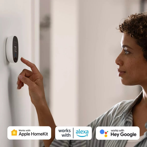 Smart Thermostat Built to Control 24V HVAC Systems, Color Touchscreen, App Control, Energy Star Certified
