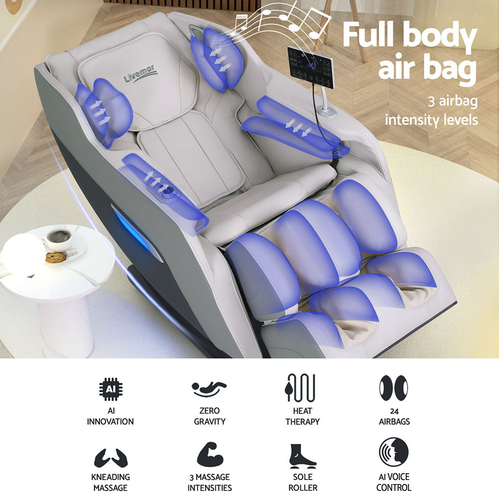 NNEDSZ Livemor Massage Chair Electric Recliner Home Massager Brisa