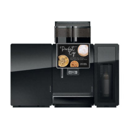 Franke Coffee Systems A1000 FLEX Super Automatic Commercial Coffee Machine, 3 Grinders, 3 Bean Hoppers, Powder Hopper, 2-Gallon Milk Container