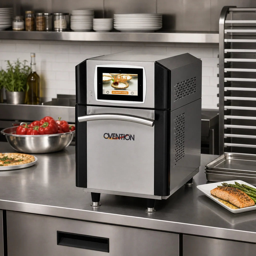 Ovention MISA-A12 Ventless Countertop Microwave & Convection Rapid Cook Oven, Touchscreen, 1/4-Size Sheet Pan Capacity