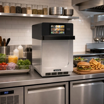 ACP XpressChef MRX1 Ventless Countertop Combination High-Speed Oven, 0.61 Cu. Ft., Touchscreen, 3000W Impingement/1000W Microwave