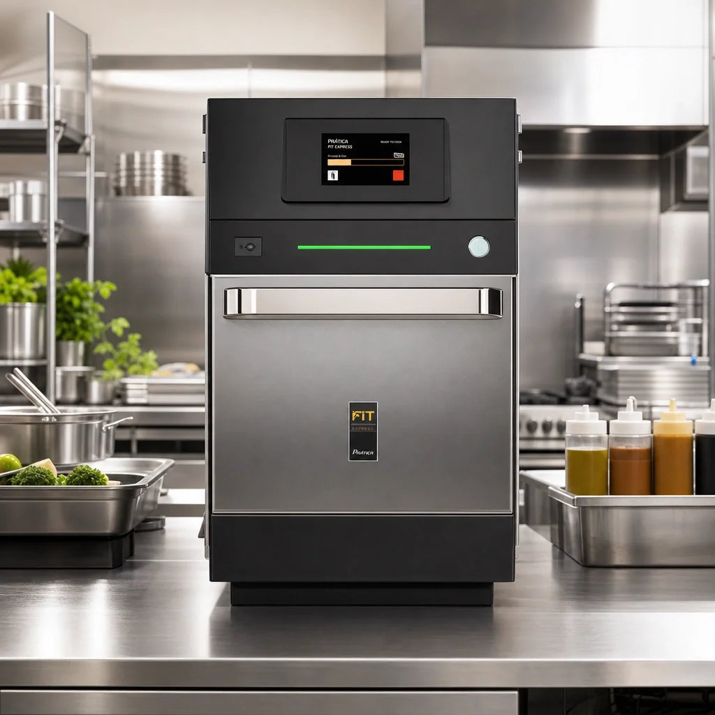 Pratica FIT SM FIT EXPRESS SM 990170 0.45 Cu. Ft. Countertop Ventless High-Speed Oven with Touchscreen and Wi-Fi/USB
