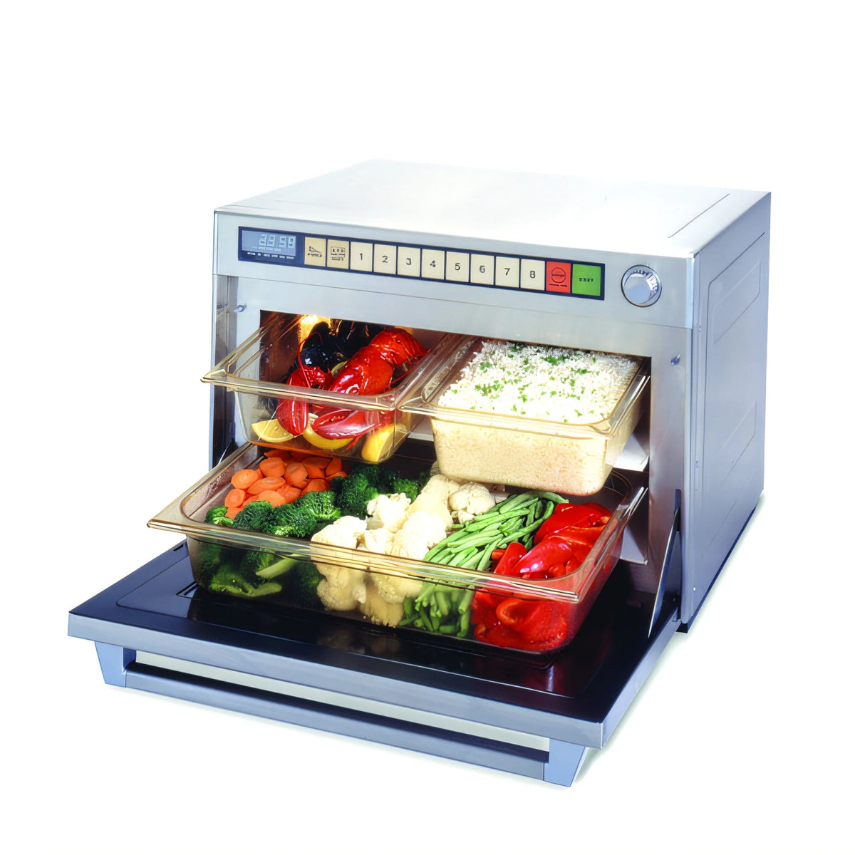 Panasonic PRO2 NE-3280 Ventless Sonic Steamer Microwave Oven, 3.2 kW, 1.6 Cu. Ft., Connectionless, 5 Power Levels
