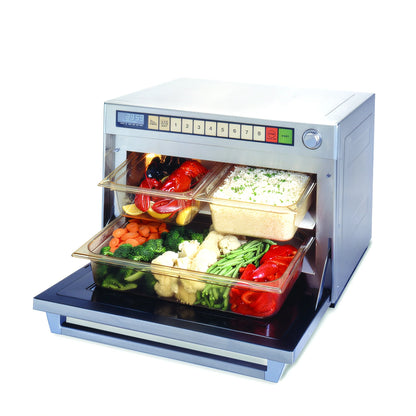 Panasonic PRO2 NE-3280 Ventless Sonic Steamer Microwave Oven, 3.2 kW, 1.6 Cu. Ft., Connectionless, 5 Power Levels