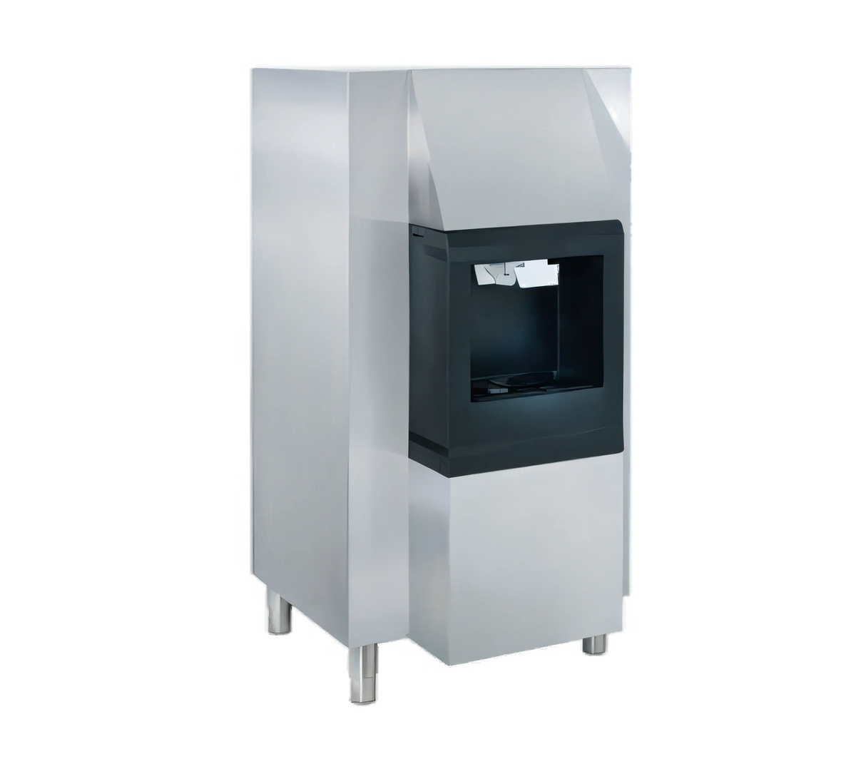 ITV Ice Makers DHD 200-30-W Hotel-Style Countertop Ice & Water Dispenser, 183 lb Storage, 304 Stainless Steel