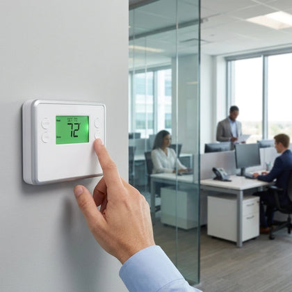 Lifestyle photo for the Smart Thermostats collection
